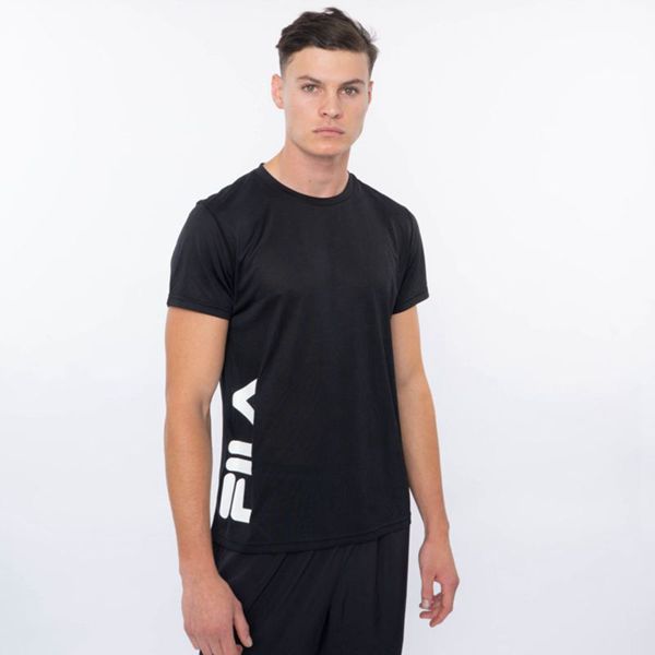 Fila T-Shirt Herr Svarta - Rony Sports,67253-OSXP